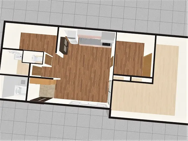 3Dパースによるリフォームプラン作成