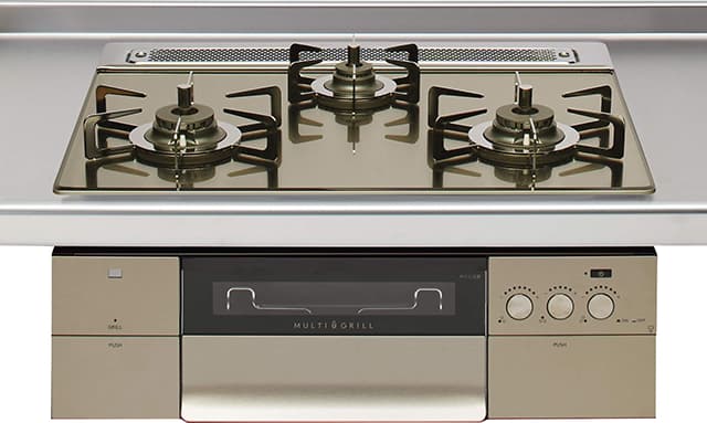 美しさと機能性を兼ね備えたガラストップ