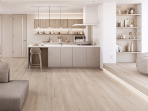 Panasonicの床材「ウスイータ」は、わずか1.5mmの薄さで既存の床に重ね張りできるリフォーム向けフローリングです。短期間で美しい仕上がりと高い耐久性を実現し、デザイン性にも優れた人気の床材です。