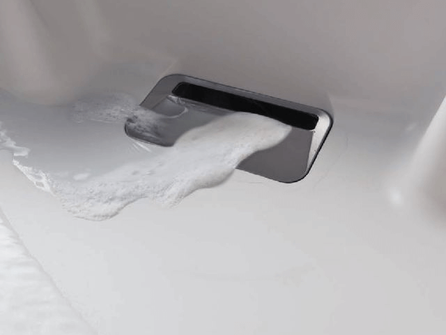 PanasonicのSクラスキッチンに搭載されているラクするーシンク。段差レスとスキマレス設計で、調理や洗い物の動作がしやすく、お手入れも簡単な機能的シンクのイメージ写真