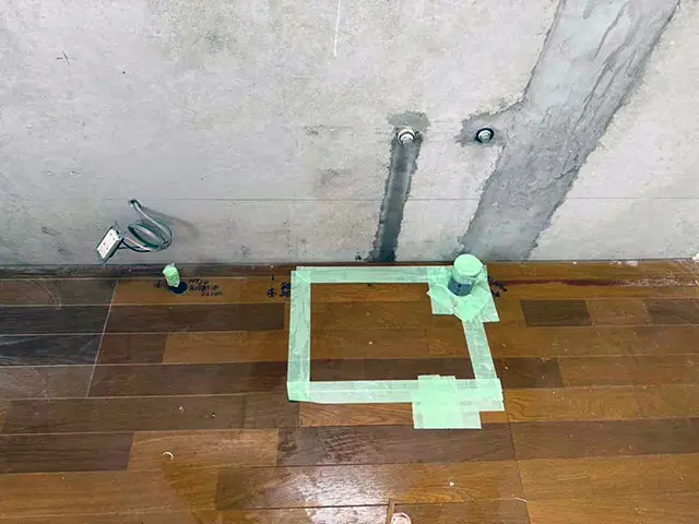 給排水位置の確認