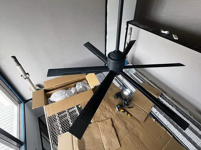 シーリングファン設置