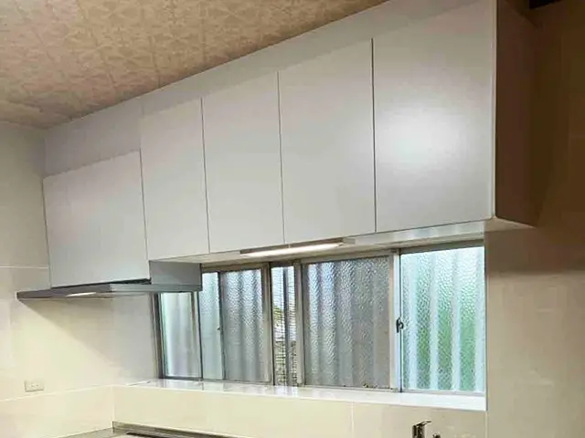 吊戸棚収納｜使いやすいキッチン収納へリフォーム After写真